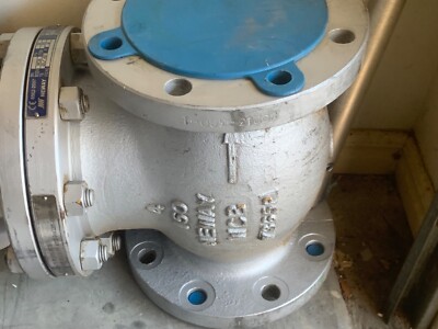 NEWAY GLOBE VALVE 4'' 150lb rf end wcb f316  l/f full hfu shell