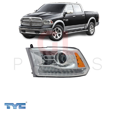 For Dodge Ram 13-18 SAE USA TYPE Headlight Left Side with TFL LED 68093217AD