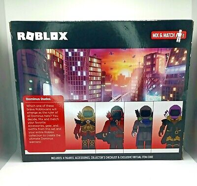 NEW Roblox Dominus Dudes Mix and Match Set of 4 Characters +