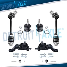 Front Upper Lower Ball Joint Sway Bar Suspension Kit for 2004 2005 Toyota Tundra