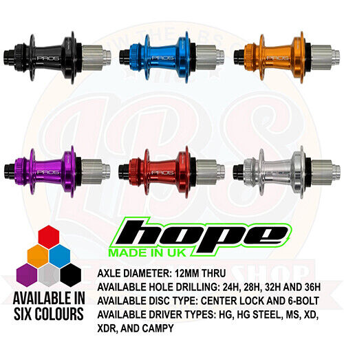 Hope Pro 5 Standard Rear Hub 32H 135mm 142mm - All Specs And Hope Pro 5 Standard Rear Hub 32H 135mm 142mm - All Specs And