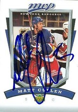 Matt Cullen autographed Hockey Card (New York Rangers) 2006 Upper Deck #198
