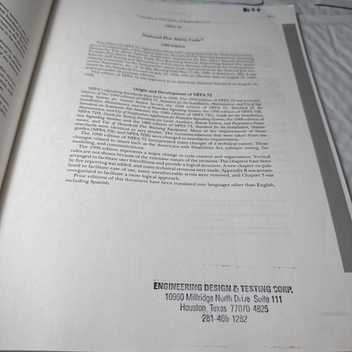 National Fire Alarm Code NFPA 72 1999 Edition paperback - Picture 4 of 7
