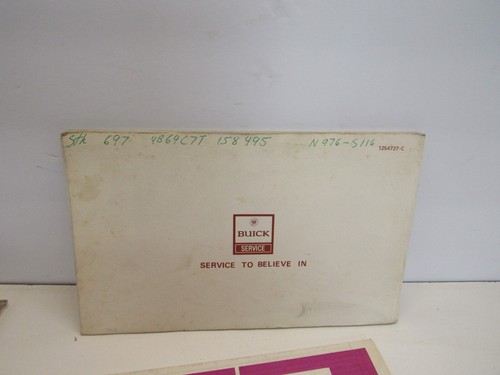1977 Buick Skylark GM Owner's Manual Original OEM #OP-37 - Imagen 3 de 10