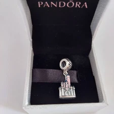 Authentic Disneyland Resort Pink Enamel Charm by Pandora+Box #43