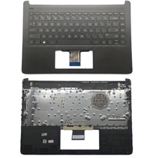 New For HP 14-DQ1059WM 14-FQ 14-DQ Palmrest No-Backlit Keyboard Black M03796-001