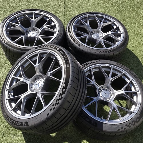 20 MERCEDES CLE RIMS TIRES TPMS OEM STOCK SET GENUINE Grey CLE53 CLS E53 - Picture 6 of 24