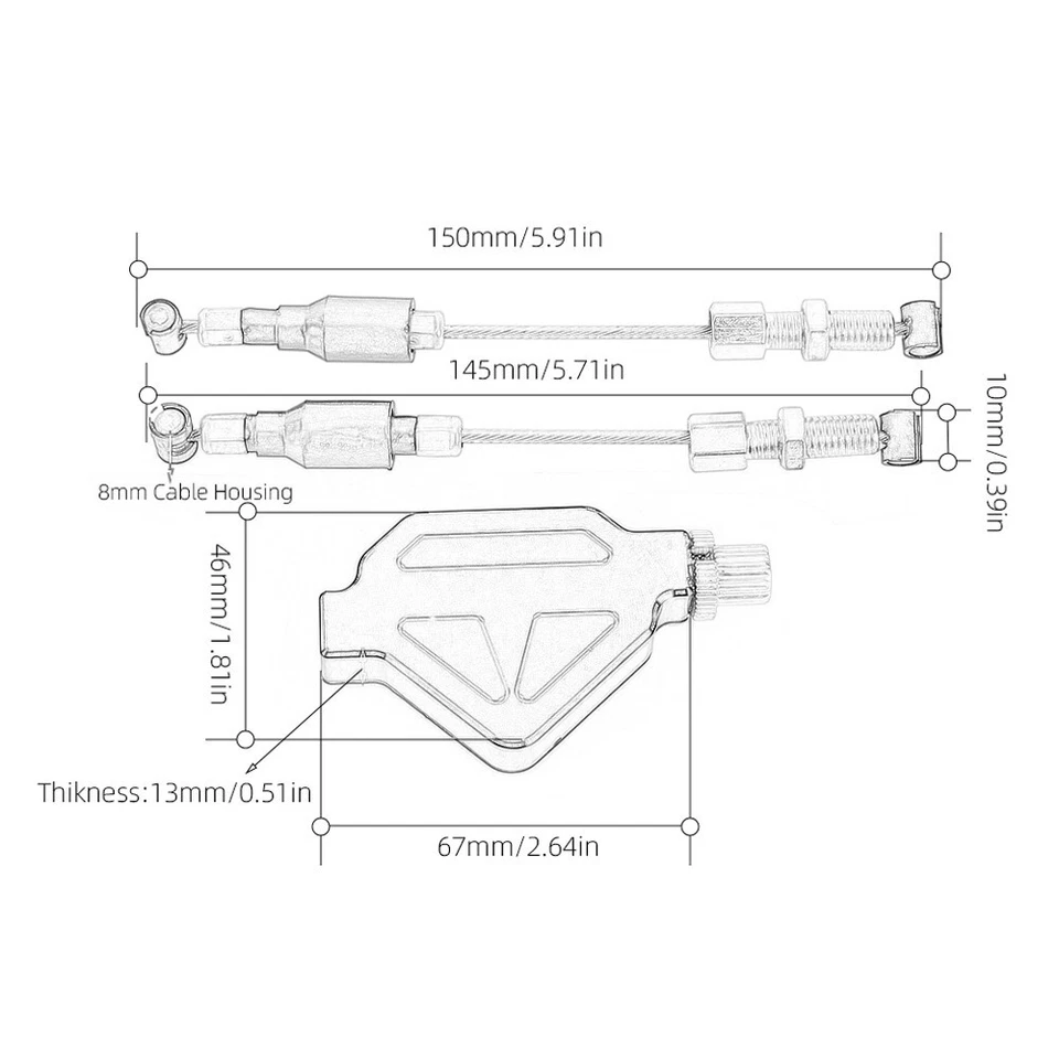 Sistema fácil de palanca de tracción de embrague de acrobacias para HONDA XR250R XR400R XR650L/R XR50R Foto 2 de 4