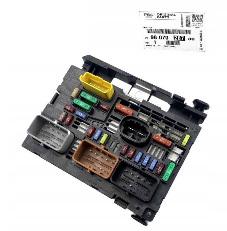 Boîte à fusibles d'origine 9807028780 pour Citroën C4 C8 et Jumpy III