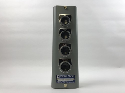 Square D 9001 GG-409 Up Down Forward Reverse Push Button Control Station - Picture 3 of 6