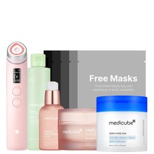 Medicube AGE-R Booster Pro Home Skin Care Device With Glow-Up Full Facial Set