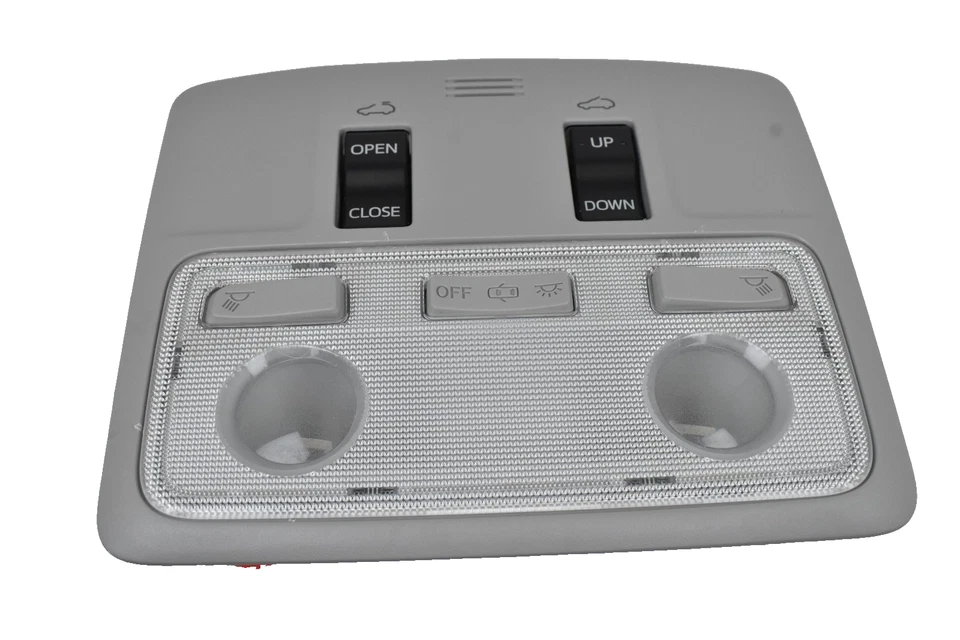 2013-2015 Toyota RAV4 Overhead Console Gray Dome Light Lamp OEM - Image 3 of 4