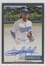 2021 Bowman Heritage Chrome Prospect Auto Luis Rodriguez #93PA-LR Auto 04tw