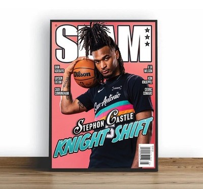 Knight Shift SLAM 261 Stephon Castle Team San Antonio Spurs Magazine Poster