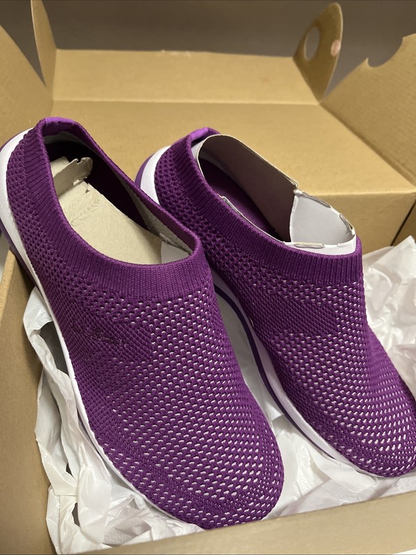 LL BEAN Summer Sneaker Mesh Clog Women’s 7 M Ripe Plum