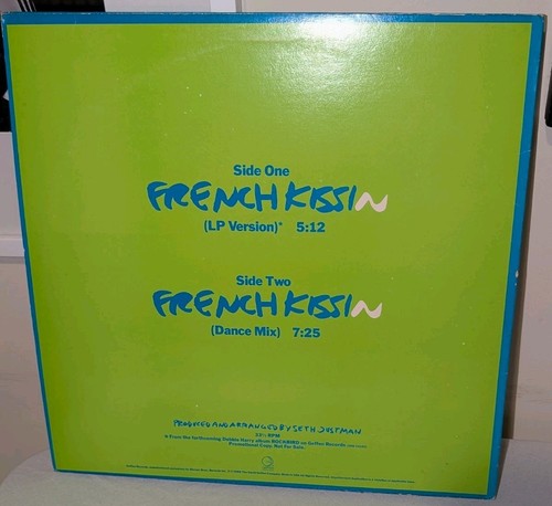 DEBBIE HARRY FRENCH KISSIN GREEN COVER PROMO ANDY WARHOL COVER BLONDIE 12" LP - Picture 2 of 9