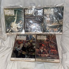 Analog Science Fiction Science Fact Magazine Lot Of 5 From 1965 FREE SHIPPING