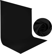 Sfondo Nero Foto Video 1,5 X 2M,  Sfondo Fotografico Resistente Alle Rughe, Lava