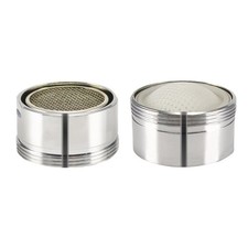 Faucet Aerator M28 Brass Chrome 2Pck 28mm Sink Filter Kitchen Bathroom Replacmnt