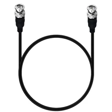 Black Monitoring Video BNC Male/Female Extension Cable 3C-2V Coaxial Video Cable