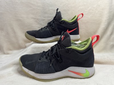 NIKE Paul George PG Mens Black Athletic Basketball Shoes