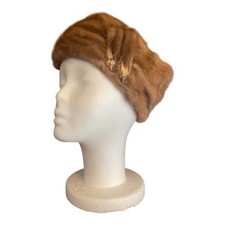 Vintage DEBORAH EXCLUSIVE Mink Pill Box Hat