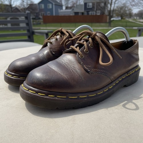 Dr Martens Oxford Original 1561 59 Mens Size 5 US Cognac Brown Leather England