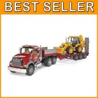 Kids' Construction Site Play Set with Truck & Backhoe