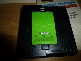 FROGGER - Atari 5200 CIB Complete In Box w/ Overlays (unpunched!) Parker Konami