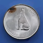 1867-1967 Canada 50 Cents Howling Wolf 80% Silver Coin