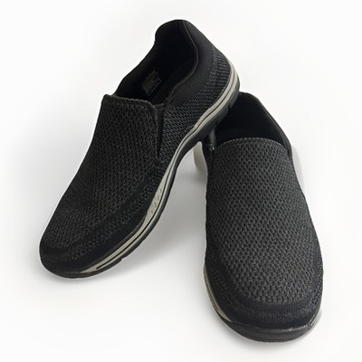 Skechers Men's Relaxed Fit Expected Gomel Slip-On Sneakers Black 9.5 65086