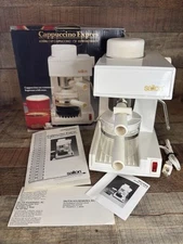Salton EX-17 Cappuccino Expres Espresso Maker 4 Demi-Cup With Manual