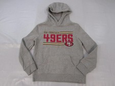 New San Francisco 49ers YOUTH Sizes S-L-XL Heather Gray Hoodie