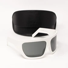 Rick Owens Davis Pearl White/Black Sunglasses (RG0000010)