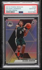 2019 Panini Mosaic Rookies Silver Prizm Keldon Johnson #238 PSA 10 GEM MT 04dh
