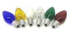 Assorted Color Night Light Bulb - 6PC