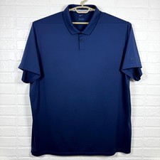 Nike Dri-Fit Vapor Polo Shirt Mens 3XL Navy Stretch Golf Performance Activewear