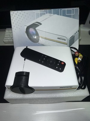 Meyoung TC80 LED Mini Projector, Home Theater LCD HD Movie Video Projector
