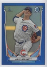 2014 Bowman Draft Chrome Blue Refractor 344/399 Jake Stinnett #CDP43 0a7