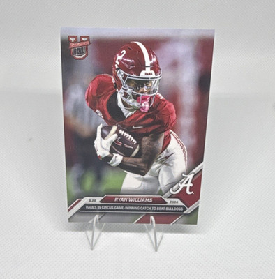 Topps 2024 Bowman U Now Ryan Williams #19 Alabama Crimson Tide Football Hologram