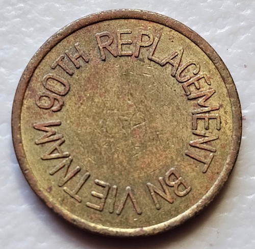 Camp Alpha NCO/EM Club 90th Replacement BN VN 5 Cents US Military Club Token - Picture 2 of 2