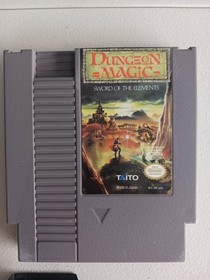 Dungeon Magic NES Game Nintendo Entertainment System 1990 CIB