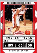 2020-21 Panini Contenders Draft Picks Stephen Curry #1
