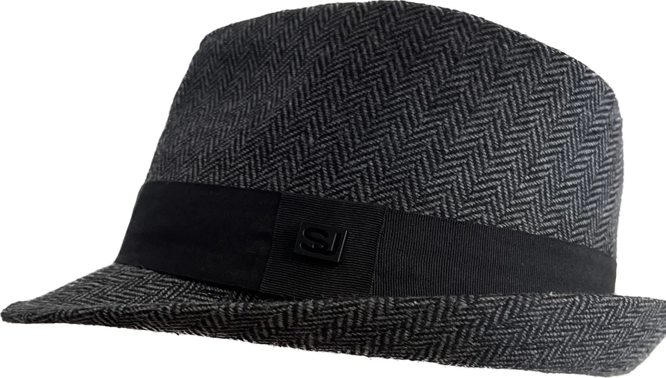 Sean John 男式帽子深灰色涤纶棉均码围 21 英寸 — 第 4/4 张图片