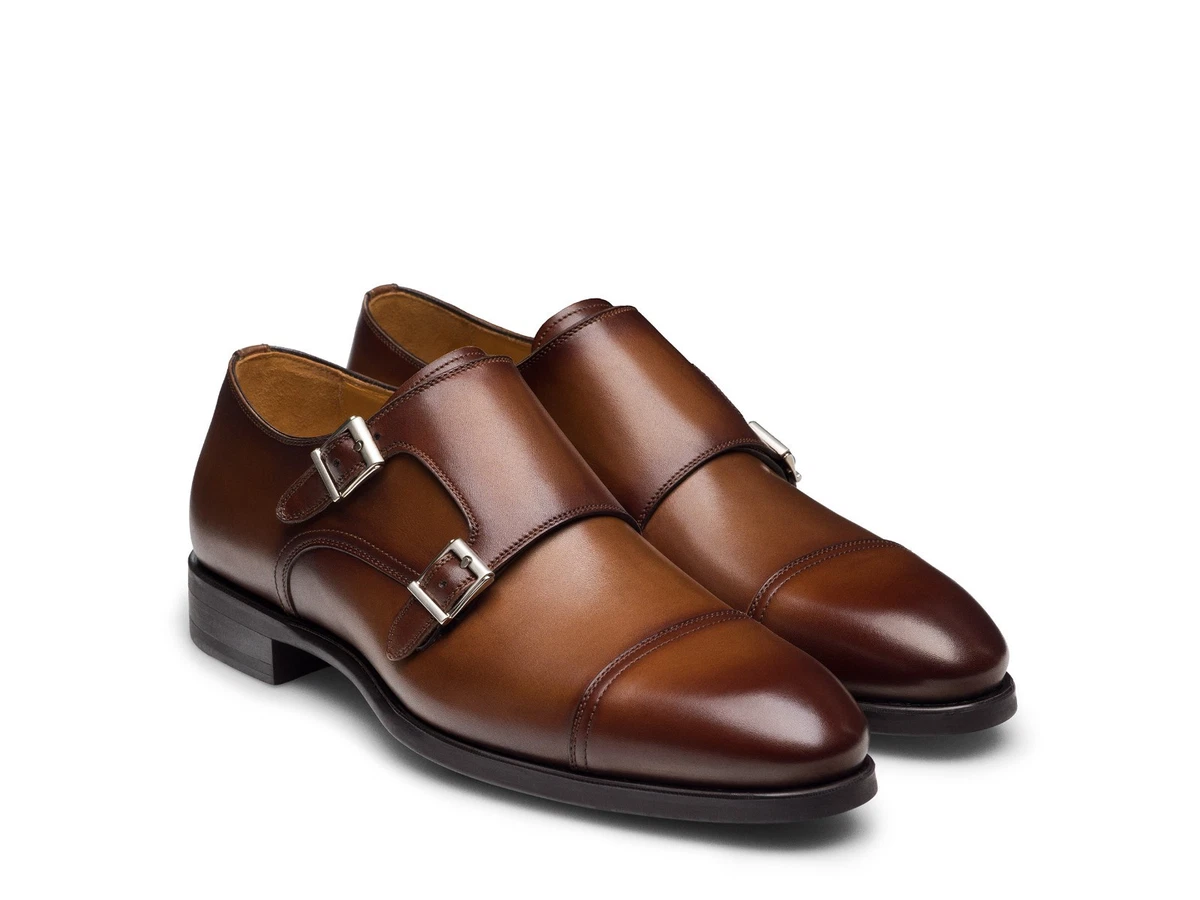 Magnanni Men\'s Shoes Dress Buckle Leather Made in Spain Brown Size 8‎ Leros Men main image 4