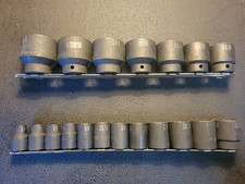 Sk Tools 4039 19 Piece 12 Drive 6 Point Fractional Standard Impact Socket Set