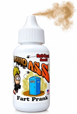 1 LIQUID ASS STREAMER TIP - Fart Nasty Stink Odor Spray Bottle - Gag Prank Joke - Image 1 of 4