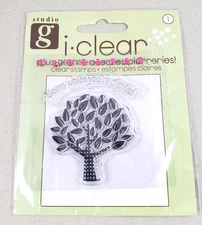 2010 Studio G-Kolette Hall-I Clear-Tree-Stamp