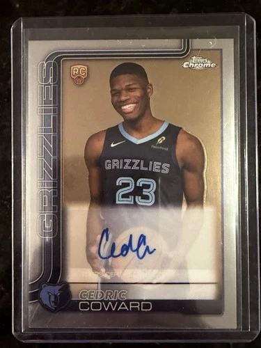 2025 Topps Cedric Coward Chrome Rookie Autographs (Raw)