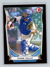 2014 Bowman Draft Picks & Prospects Black Asia Chase Vallot Kansas City Royals